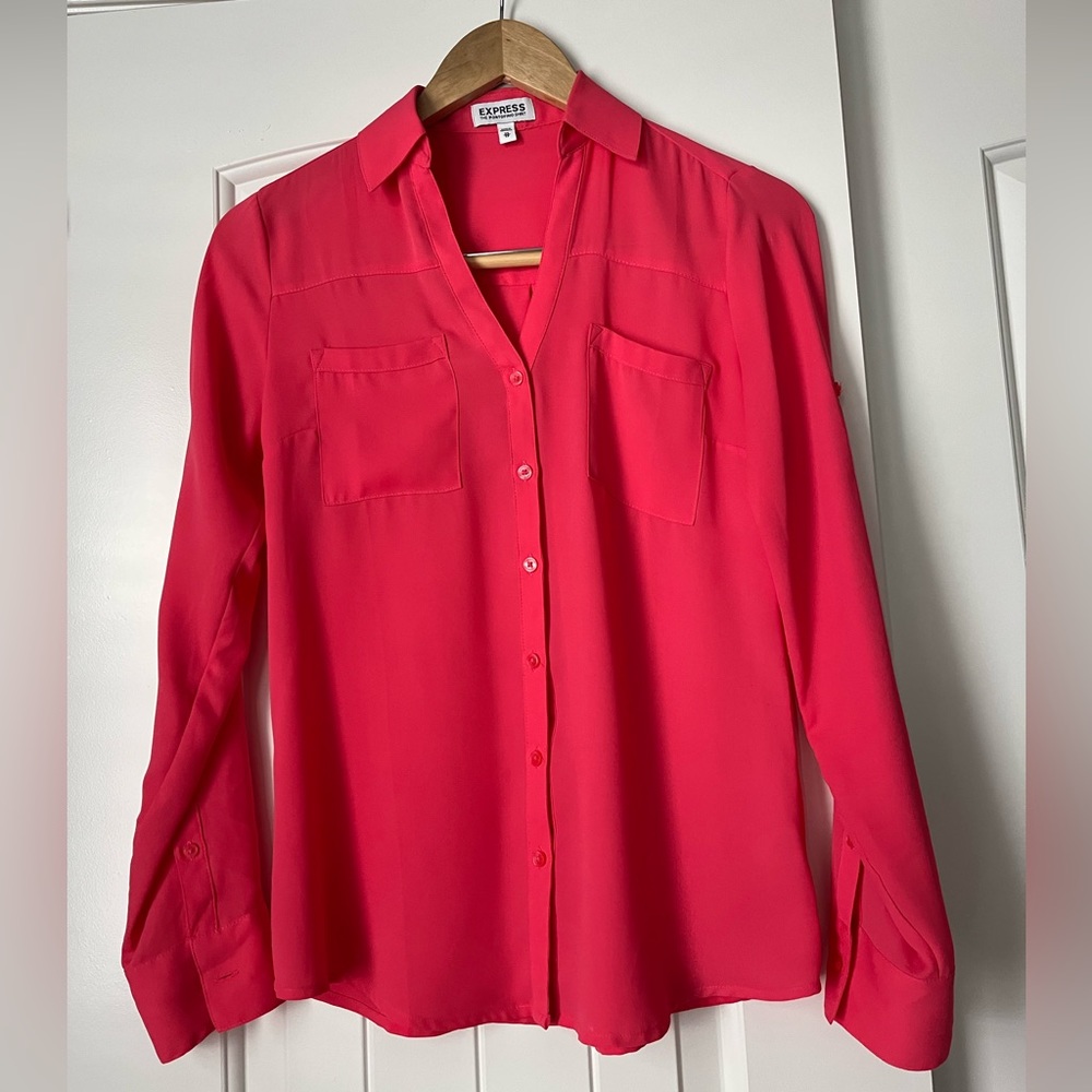 Express Slim Fit Portofino Shirt